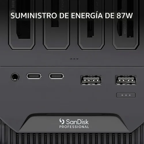 Vista 6 de SANDISK Professional - PRO-Dock 4; estación de acoplamiento para lector