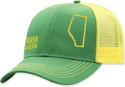 Vista 34 de John Deere Gorra de béisbol con logotipo y malla trasera con contraste, para hombre