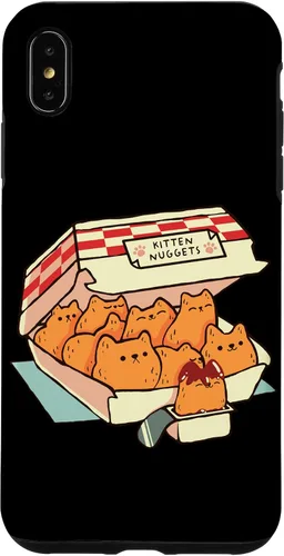 Vista 11 de iPhone 16 Kitten Nuggets Cute Fast Food Cat Shape Foodie Case
