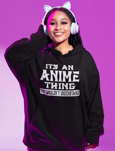 Vista 3 de Tstars Sudadera con capucha de anime para hombres y mujeres sudadera unisex con capucha