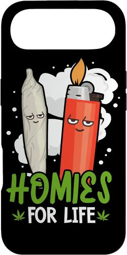 Vista 27 de Homies for Life Marijuana Weed Cannabis 420 - Carcasa para iPhone 17