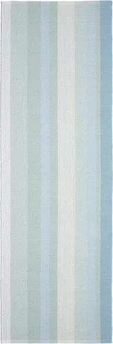 Vista 7 de Dash & Albert Barbados - Alfombra de algodón tejida a mano con rayas azules, 5 x 8 pies, patrón de rayas azules