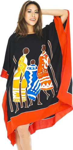 Vista 3 de Back From Bali Traje de baño corto africano para mujer
