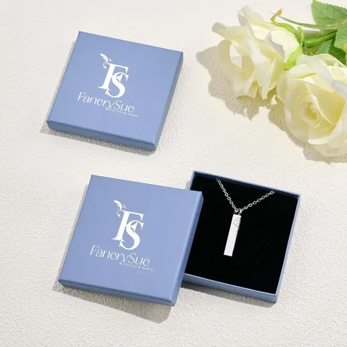 Vista 6 de Fanery sue Collar de urna para cenizas para hombres y mujeres, joyería de cremación para cenizas, collar conmemorativo de cenizas para cenizas