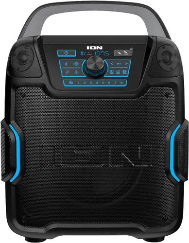 Vista 2 de ION Sport 320 - Altavoz de fiesta Bluetooth para exteriores de 200 vatios con batería recargable, radio FM, luces, carga USB, aplicación, sonido