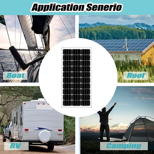 Vista 4 de Kit generador de turbina eólica de panel solar de 300 W: turbina eólica de 100 W 12 V + panel solar monocristalino de 100 W + controlador de carga +