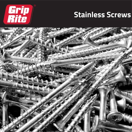 Vista 5 de Grip Rite MAXS214TH3051 - Tornillo de cabeza de acero inoxidable 305 de 2-1/4 pulgadas x #7 de 1 libra (paquete de 1 libra)