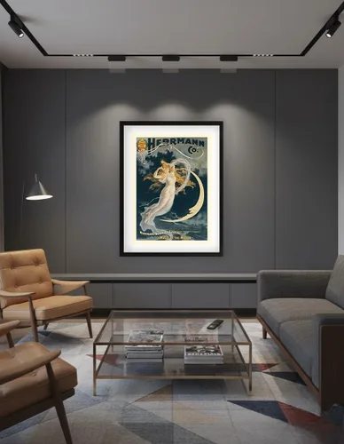 Vista 7 de Alexander Herrmann's Beautiful Illusion - Maid of the Moon - Póster mágico vintage c.1898 - Impresión artística maestra (sin marco) 9 x 12 pulgadas