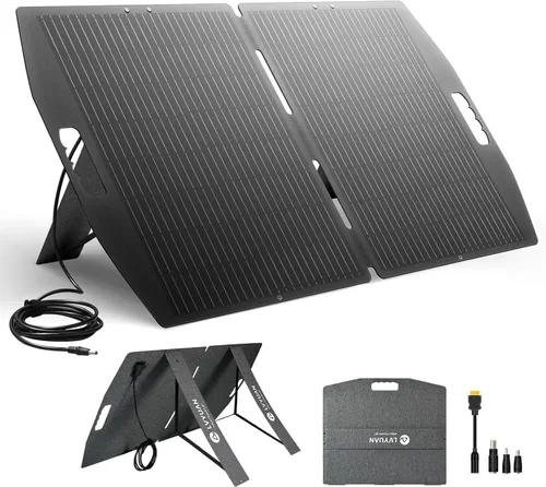 Vista 10 de LVYUAN eficacia alta portátil plegable de los paneles solares 300W el 23,5%