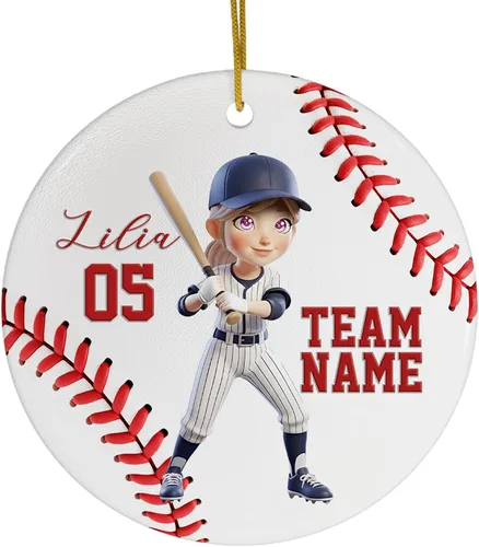 Vista 18 de FLOCHIL Adornos Personalizados de Bailarina de Navidad 2025 para Niña, Adornos Personalizados de Bailarina para Árbol de Navidad, Regalo
