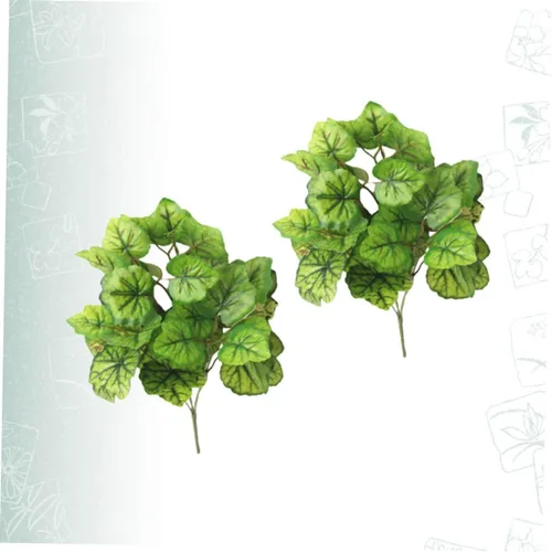 Vista 7 de COHEALI 2pcs Artificiales Decorativas para Sala Tallos de Verduría Ramas de Árbol Artificiales DIY Suministros de Navidad Ramas Verdes Imitación Boj
