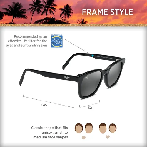 Vista 7 de Maui Jim Gafas de sol clásicas polarizadas para hombre y mujer