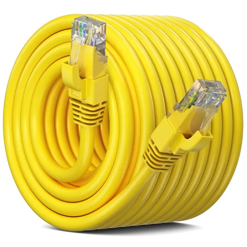 Vista 29 de Maximm Cable Ethernet Cat 6, cable de red y conexión de alta velocidad de 10 pies, UTP, 10 Gbps, cable Ethernet de 550 MHz, color naranja