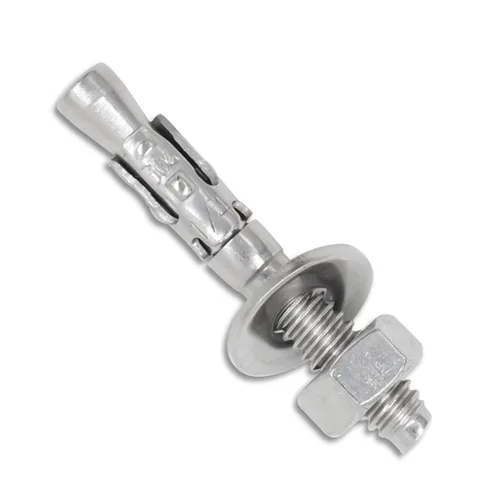 Vista 11 de Anclaje de cuña de 1/2" x 3-3/4 pulgadas, anclajes de hormigón de acero inoxidable, sujetadores de pernos de expansión de trabajo pesado