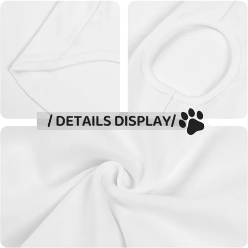 Vista 8 de Chaqueta clásica de ansiedad para perros, ropa cómoda para mascotas para gatos y perros, abrigo solar de corazón de dibujos animados para perros