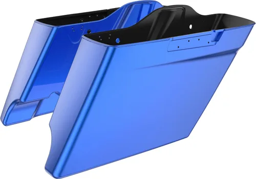 Vista 65 de Alforjas extendidas para Harley Touring Street Glide, Electra Glide, Road Glide 2014-2023 (whisky ámbar)