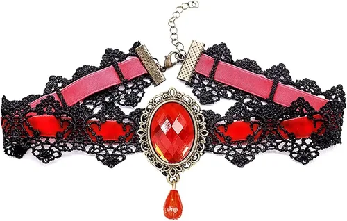 Vista 2 de SKCAIHT Vampire Costume for Girls Halloween Gothic Victorian Vampire Dress Up Party