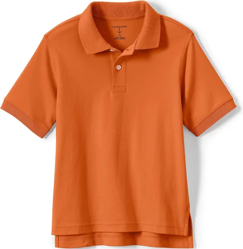 Vista 15 de Lands' End - Polo de uniforme escolar para niños – 100% algodón cómodo que dura todo el año, de fácil cuidado, manga corta Negro