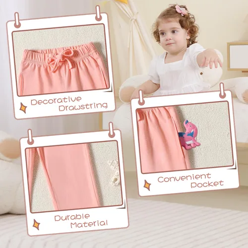Vista 4 de Kionio Conjunto de ropa de 3 piezas con diseño de lunares de malla para niña pequeña