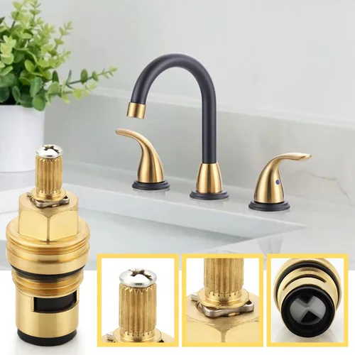 Vista 3 de Cartuchos de grifo para Grohe 45882000 45883000, Cartucho de cerámica fría caliente de 1/2 ″, montaje de repuesto de cartucho de cerámica de grifo