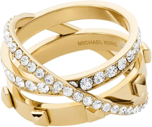 Vista 2 de Michael Kors anillo en forma de X de pavé