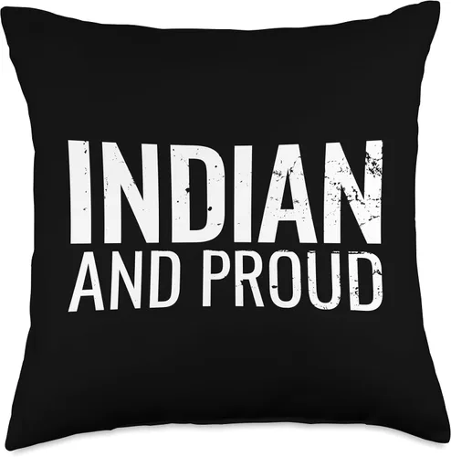Vista 5 de Indian And Proud Vintage India Throw Pillow