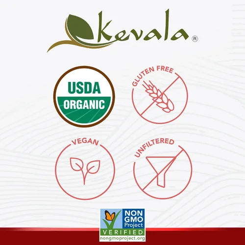 Vista 7 de Vinagre de sidra Kevala de manzana cruda orgánica