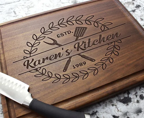 Vista 8 de Tabla de cortar personalizada para mamá Grrandmother Tablas de cortar personalizadas para el día de la madre para mujeres