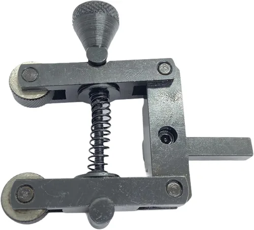 Vista 10 de Portaherramientas de Moleteado de Torno de 6 Cabezales 3/4 por 5 Pulgadas Cabeza Giratoria Diamantes de Moleteado Múltiple 3 Pares de Ruedas