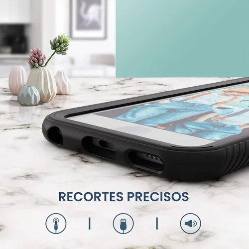 Vista 7 de ULAK Funda compatible con iPod Touch de 7ª/6ª/5ª generación con 2 protectores de pantalla HD, resistente a los golpes, 2 en 1, cubierta trasera Negro