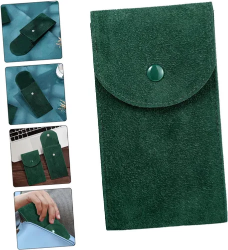 Vista 6 de Holibanna Bolsa de reloj para hombre, bolsa de tela para reloj, bolsa de joyería portátil, soporte de pendientes para relojes, joyería decorativa