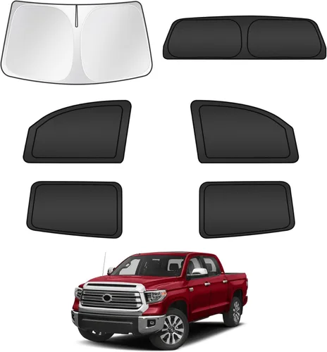 Vista 126 de T TGBROS Parasol para parabrisas para BMW X1 F48 2016 2017 2018 2019 2020 2021 2022 para ventana de automóvil, con bloqueo UV grueso y opaca