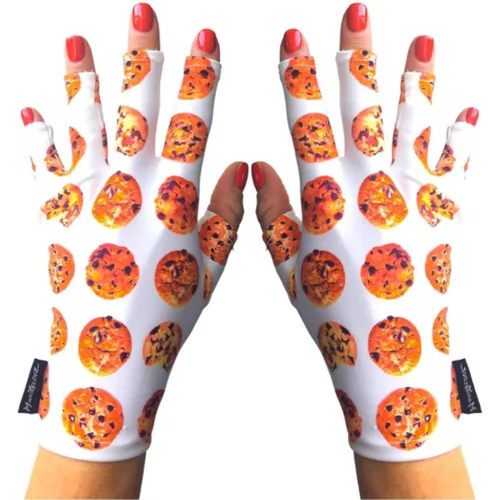 Vista 50 de ManiGlovz - Guantes de uñas originales con protección UPF 50+ UV Manicura de gel y guantes anti UV sin dedos para mujeres Se pueden utilizar
