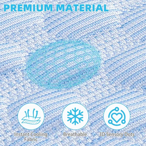 Vista 3 de Cama hamaca elevada para gatos, cuna hexagonal elevada para gatos con tela transpirable de gorro de hielo y bloque antideslizante, alfombrilla