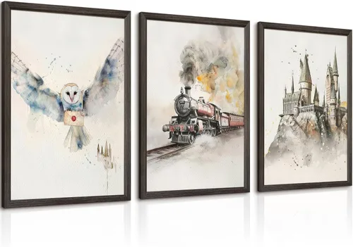 Vista 8 de Arte de Pared para Guardería de Osos, Decoración Póster de Lienzo para Niños, Decoración de Pared para Guardería de Bebé Niño, Imágenes de Animales