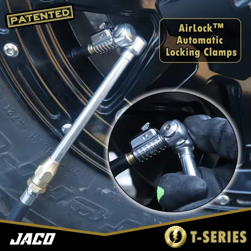 Vista 6 de JACO Lightning T-Series Portabrocas de aire para neumáticos - 1/4" F-NPT (Flujo abierto)