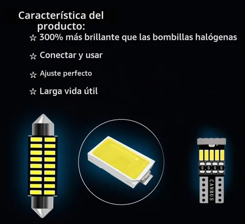 Vista 6 de AWALITED 12 piezas de kit de luces LED interiores para Chevy Silverado, luces de mapa y cúpula súper brillantes, bombillas de repuesto para todos