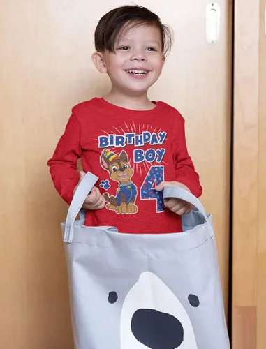 Vista 2 de Paw Patrol - Camiseta de cumpleaños de 4 años de Paw Patrol para niño