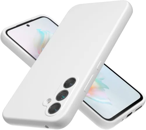 Vista 8 de Funda para Galaxy A54 5G de 6.4 pulgadas, silicona líquida suave protectora y forro de microfibra antiarañazos, a prueba de golpes, compatible