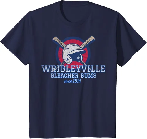 Vista 57 de Wrigleyville Bleacher Bums - Camiseta de béisbol divertida