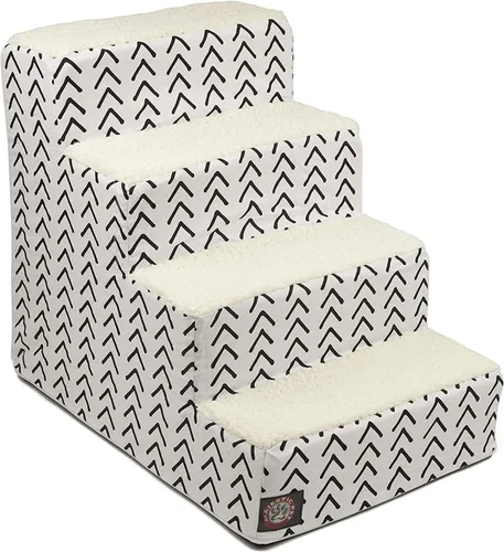 Vista 29 de Majestic Pet - Escaleras portátiles para mascotas suave escalón de espuma de sherpa escalones para perros y gatos rampa para cachorros