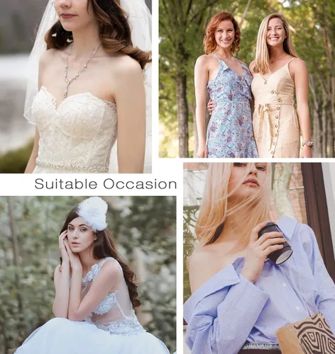 Vista 6 de Wingslove - Brasier adhesivo de realce, reutilizable, sin tirantes, autoadhesivo, invisible, para vestido sin espalda