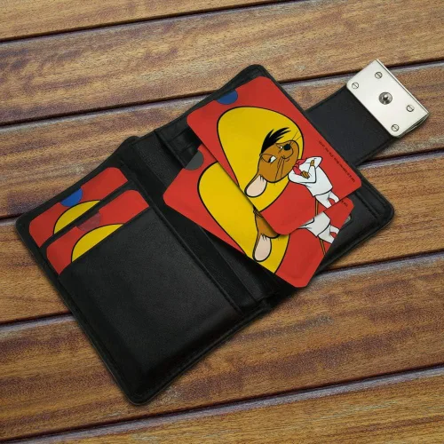 Vista 3 de Looney Tunes Speedy Gonzales Tarjeta de Crédito RFID Blocker Holder Protector Billetera Monedero Fundas Set de 4