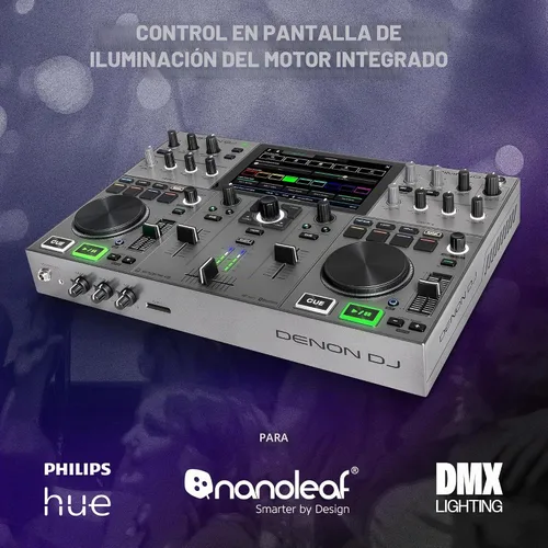 Vista 8 de Denon DJ PRIME GO+ Controlador portátil independiente para DJ