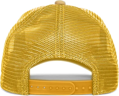 Vista 4 de Gorra de béisbol unisex de malla con parche cuadrado para mujer y hombre