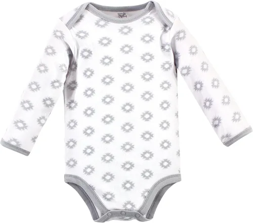Vista 2 de Touched by Nature Unisex Baby Organic Cotton Long-Sleeve Bodysuits