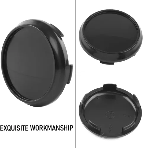 Vista 7 de RTRHINOTUNING 4 tapas centrales de rueda de 2.657 in compatibles con Leggera-HLT/19 pulgadas PCD 5-112 Gridio Corsa Brite M673, OD:2.66"/67.5mm Negro