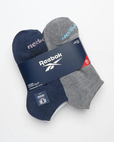 Vista 2 de Reebok Women's Athletic Socks - Performance Cushioned Low Cut Socks (6 Pack)