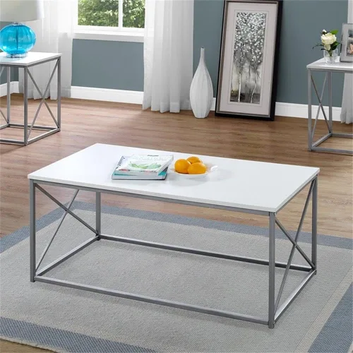 Vista 2 de Monarch Specialties Juego de mesa, talla única, blanco