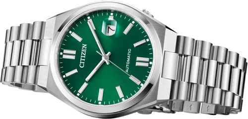 Vista 7 de Citizen Tsuyosa - Reloj deportivo automático de lujo para hombre Verde (Green Dial)